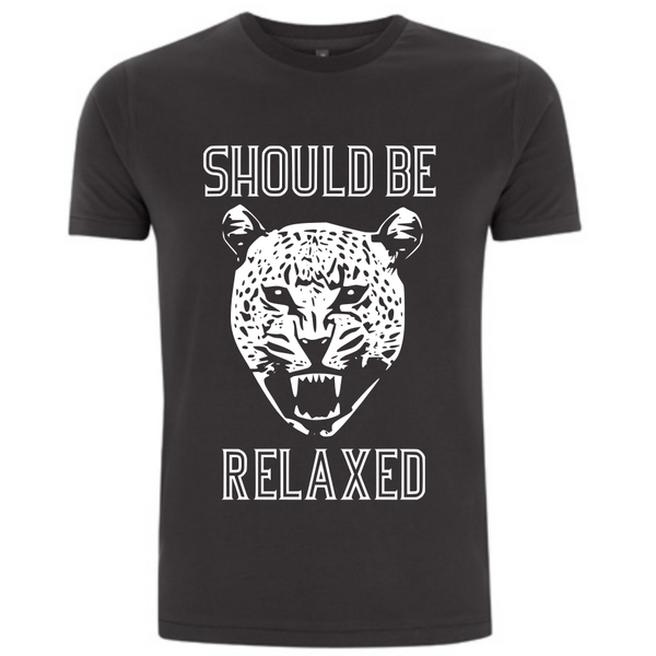 T-Shirt Leopard Dunkelgrau