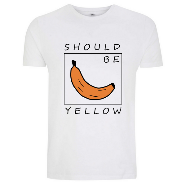 Should Be Yellow orangene Banane faires Sommer T-Shirt 
